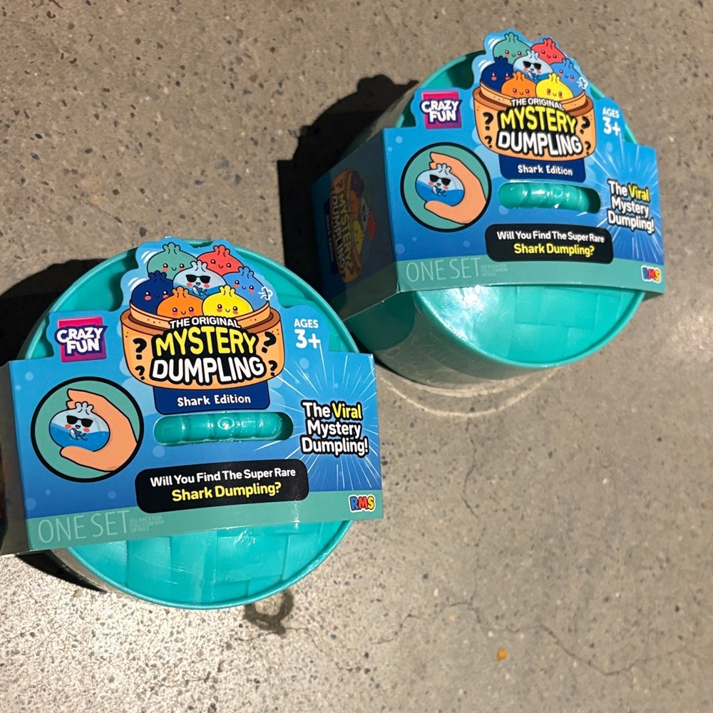 The Original Mystery Dumpling Shark Edition Limited Edition SET of 2 CRAZY FUN